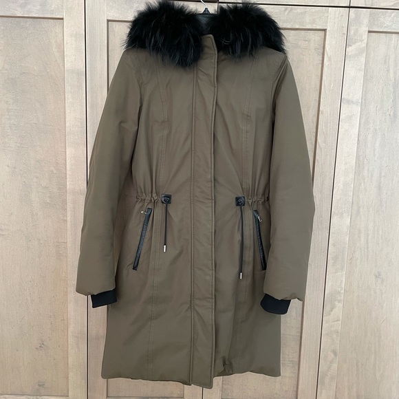 Size small Mackage winter jacket, forest green. - Picture 6 of 6